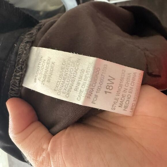 Democracy Women’s 18 Ab Technology Camo Ankle Jeans Slimming Stretchy - Picture 5 of 5